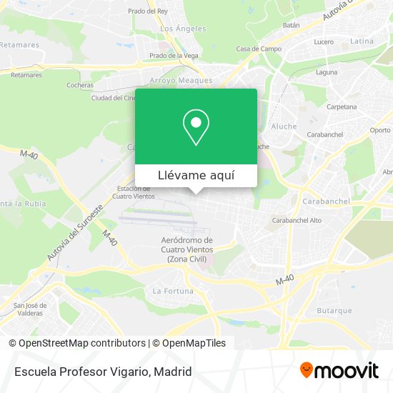 Mapa Escuela Profesor Vigario