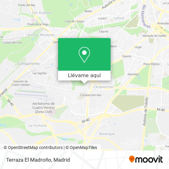 Mapa Terraza El Madroño