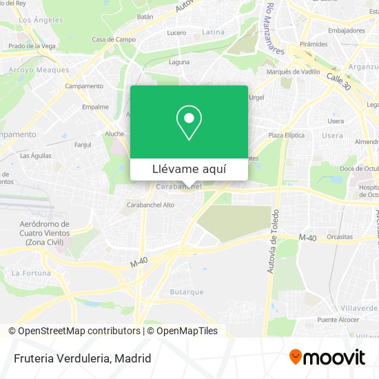 Mapa Fruteria Verduleria