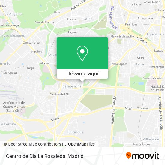 Mapa Centro de Día La Rosaleda