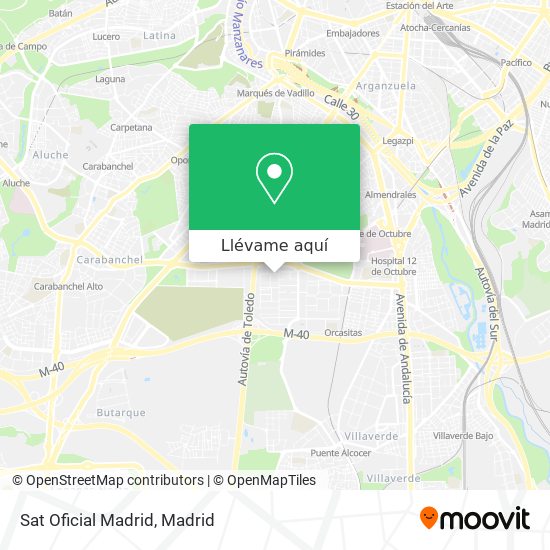 Mapa Sat Oficial Madrid