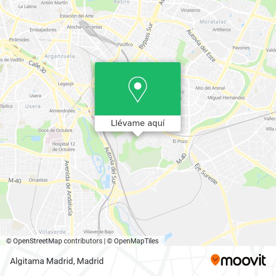 Mapa Algitama Madrid