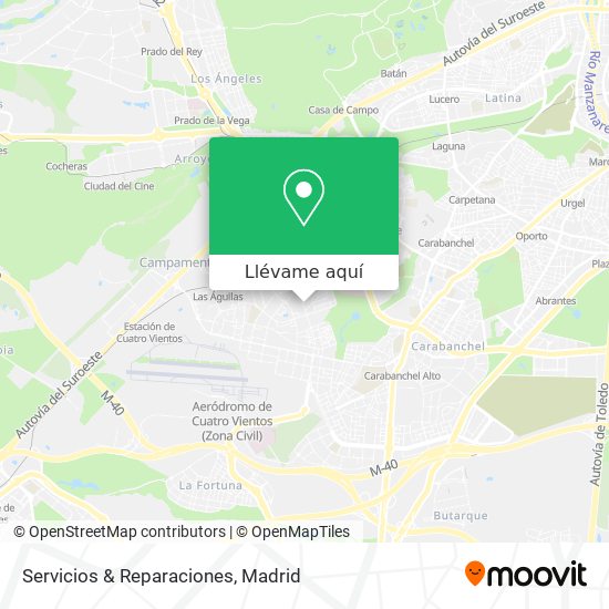 Mapa Servicios & Reparaciones