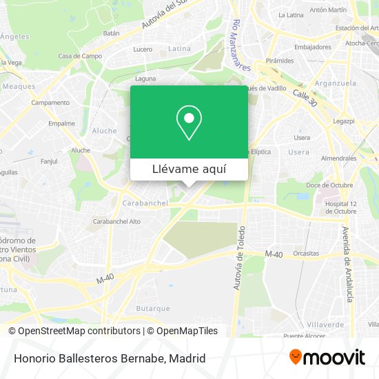 Mapa Honorio Ballesteros Bernabe