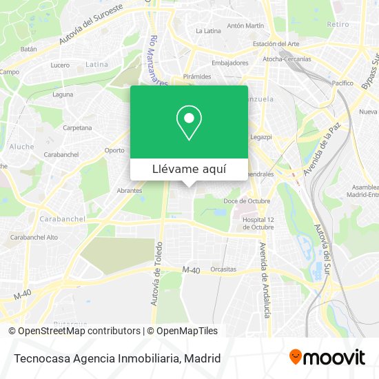 Mapa Tecnocasa Agencia Inmobiliaria