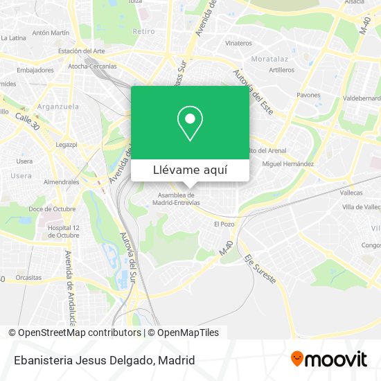 Mapa Ebanisteria Jesus Delgado