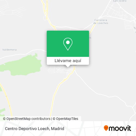 Mapa Centro Deportivo Loech