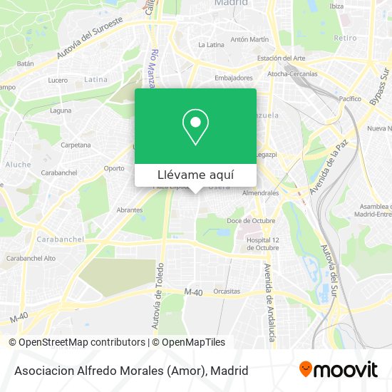 Mapa Asociacion Alfredo Morales (Amor)