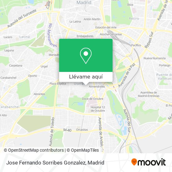 Mapa Jose Fernando Sorribes Gonzalez
