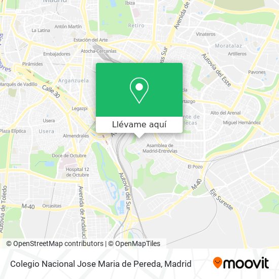 Mapa Colegio Nacional Jose Maria de Pereda