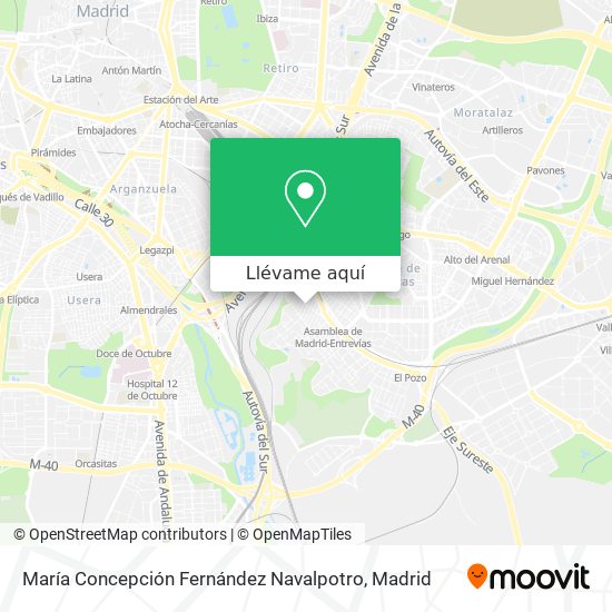 Mapa María Concepción Fernández Navalpotro