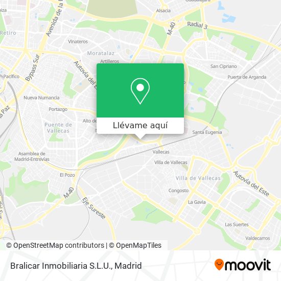 Mapa Bralicar Inmobiliaria S.L.U.