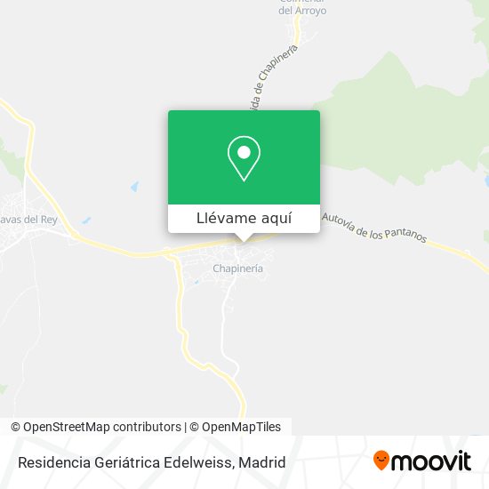 Mapa Residencia Geriátrica Edelweiss