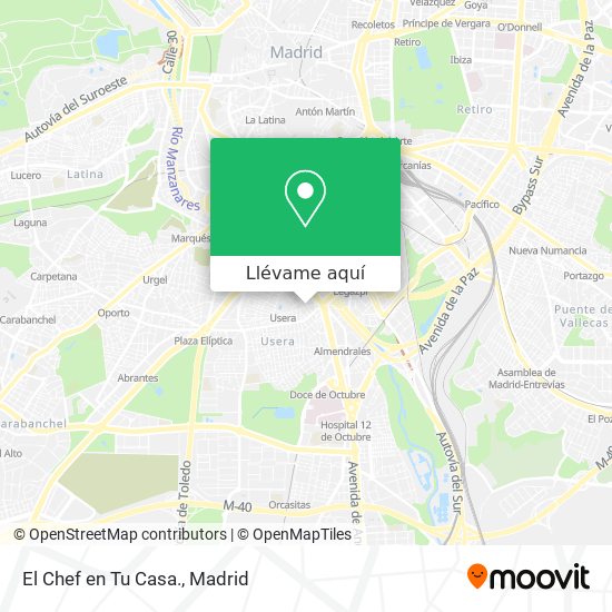 Mapa El Chef en Tu Casa.