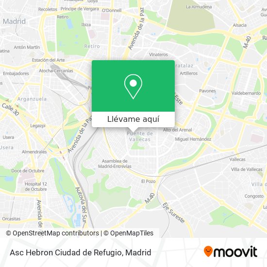 Mapa Asc Hebron Ciudad de Refugio