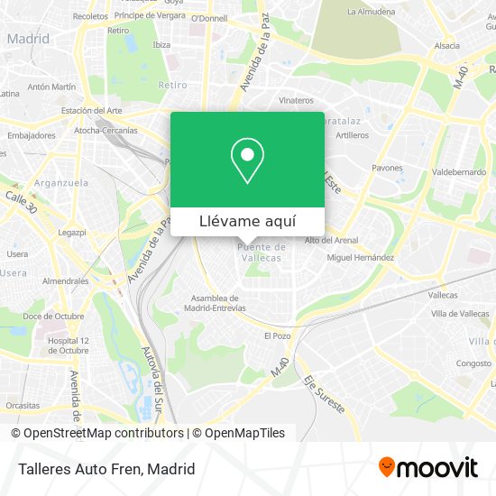 Mapa Talleres Auto Fren