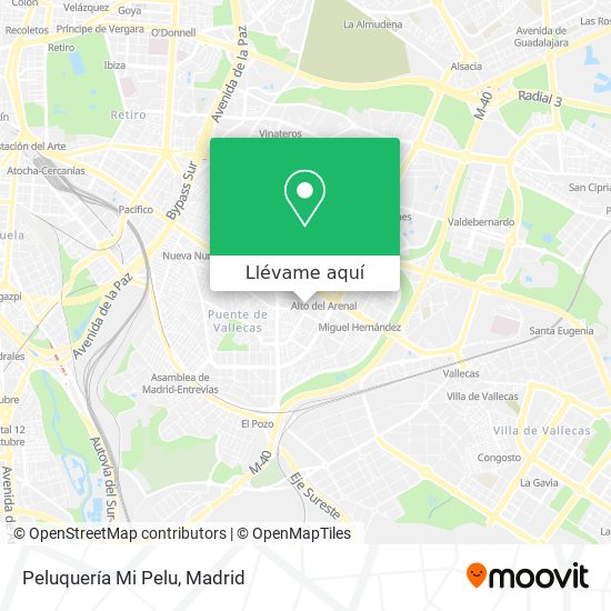 Mapa Peluquería Mi Pelu