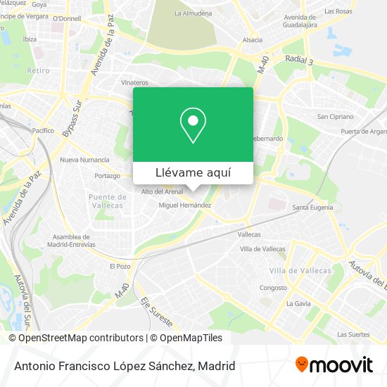 Mapa Antonio Francisco López Sánchez