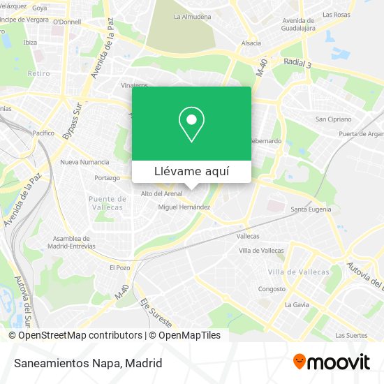 Mapa Saneamientos Napa