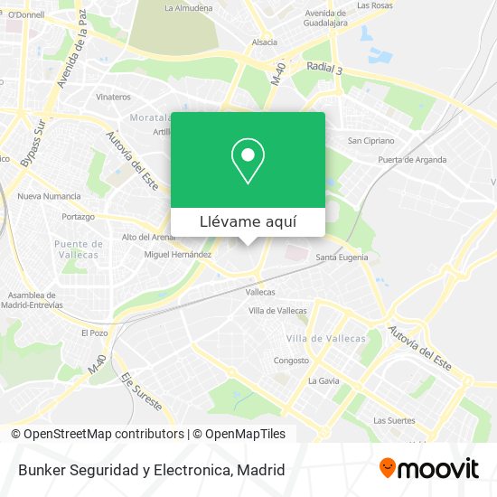 Mapa Bunker Seguridad y Electronica