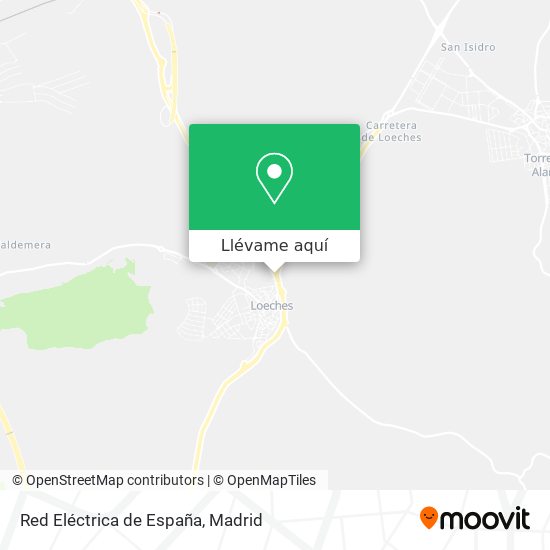 Mapa Red Eléctrica de España