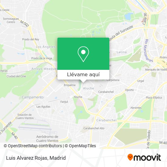 Mapa Luis Alvarez Rojas