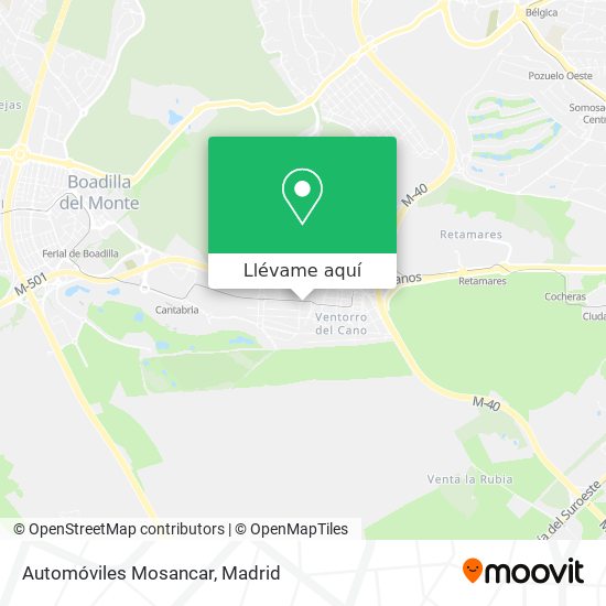 Mapa Automóviles Mosancar