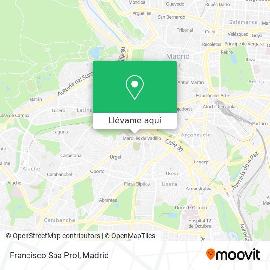 Mapa Francisco Saa Prol
