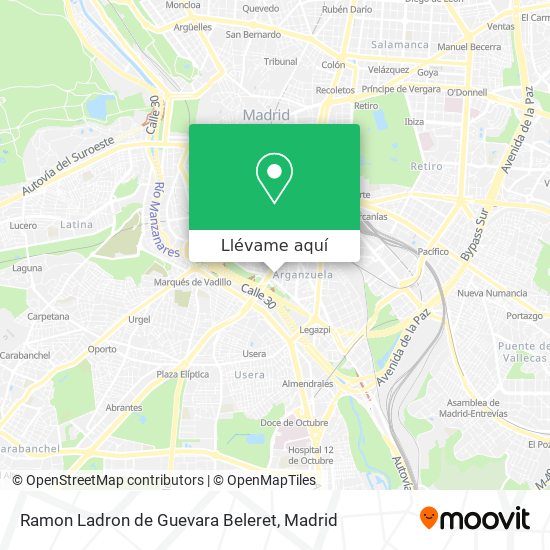 Mapa Ramon Ladron de Guevara Beleret
