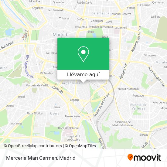 Mapa Merceria Mari Carmen