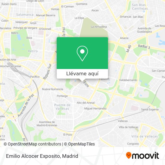 Mapa Emilio Alcocer Exposito