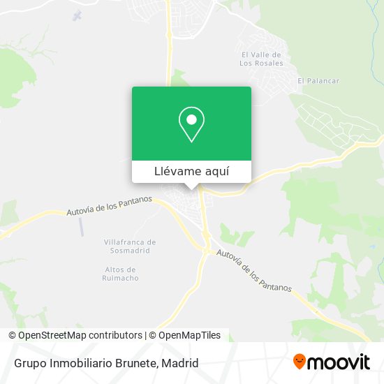 Mapa Grupo Inmobiliario Brunete