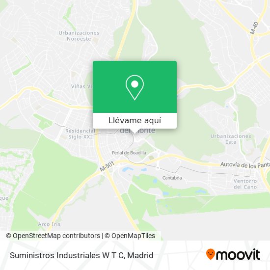 Mapa Suministros Industriales W T C