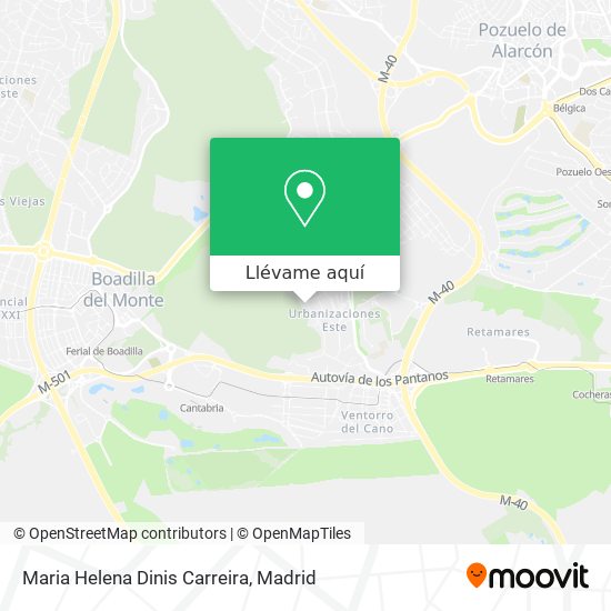 Mapa Maria Helena Dinis Carreira