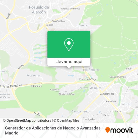 Mapa Generador de Aplicaciones de Negocio Avanzadas