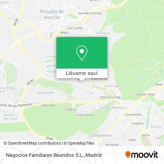 Mapa Negocios Familiares Reunidos S.L.