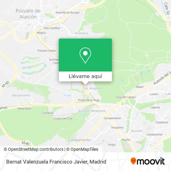Mapa Bernat Valenzuela Francisco Javier