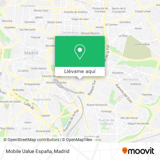 Mapa Mobile Ualue España