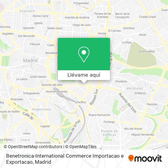 Mapa Benetronica-International Commerce Importacao e Exportacao
