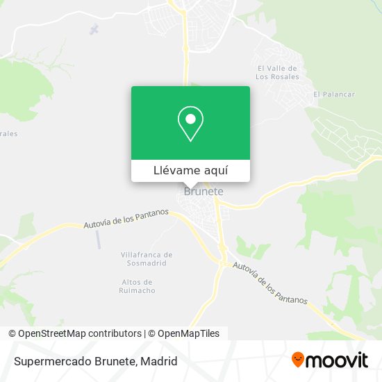 Mapa Supermercado Brunete