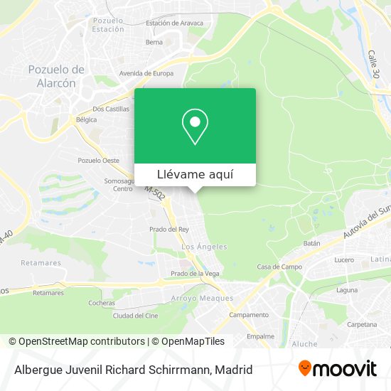 Mapa Albergue Juvenil Richard Schirrmann