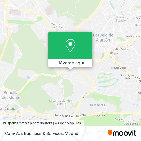 Mapa Cam-Vas Business & Services