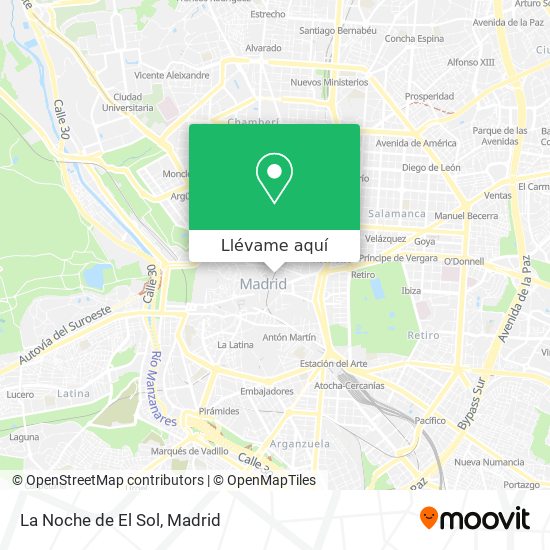 Mapa La Noche de El Sol