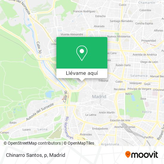 Mapa Chinarro Santos, p