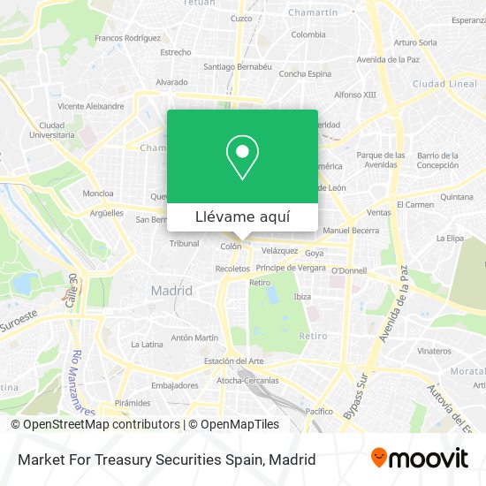 Mapa Market For Treasury Securities Spain