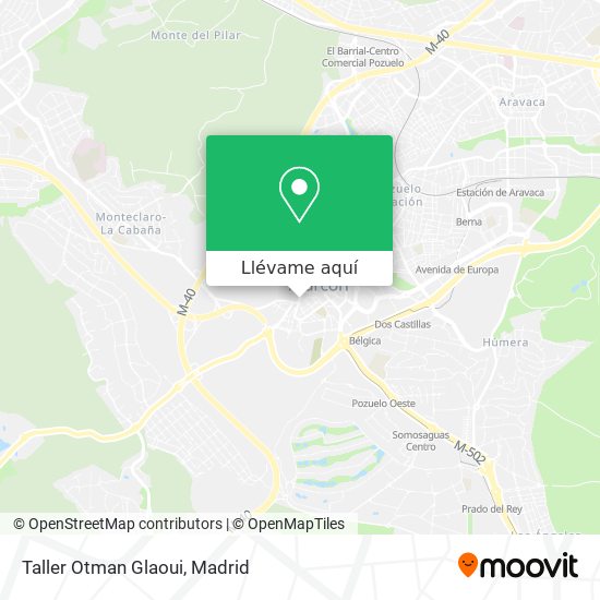 Mapa Taller Otman Glaoui