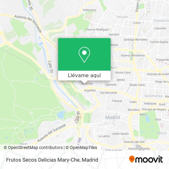 Mapa Frutos Secos Delicias Mary-Che