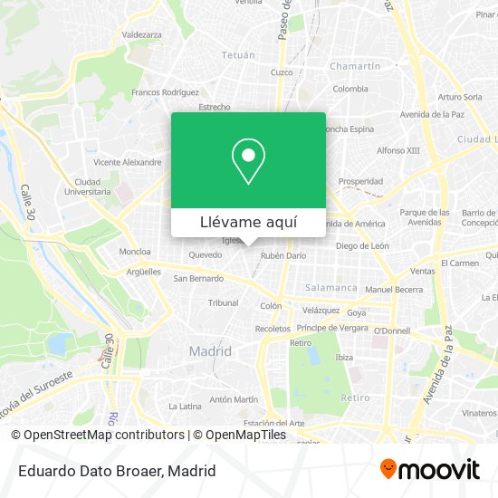 Mapa Eduardo Dato Broaer