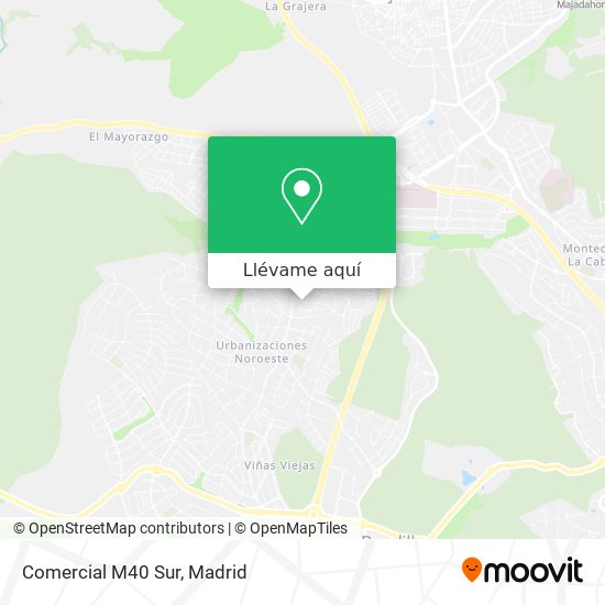 Mapa Comercial M40 Sur