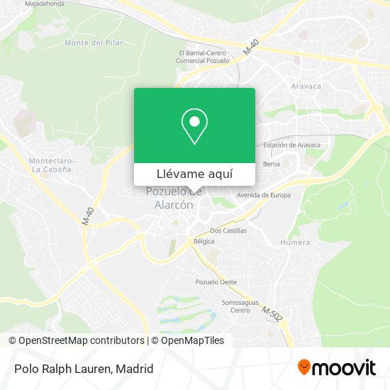 Mapa Polo Ralph Lauren